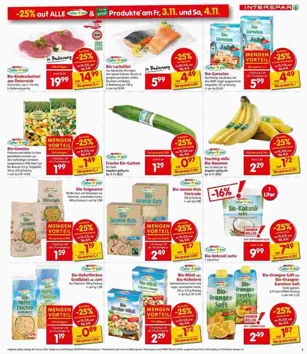 Interspar Restaurant Flugblatt (ab 02.11.2023) - Angebote und Prospekt - Seite 3