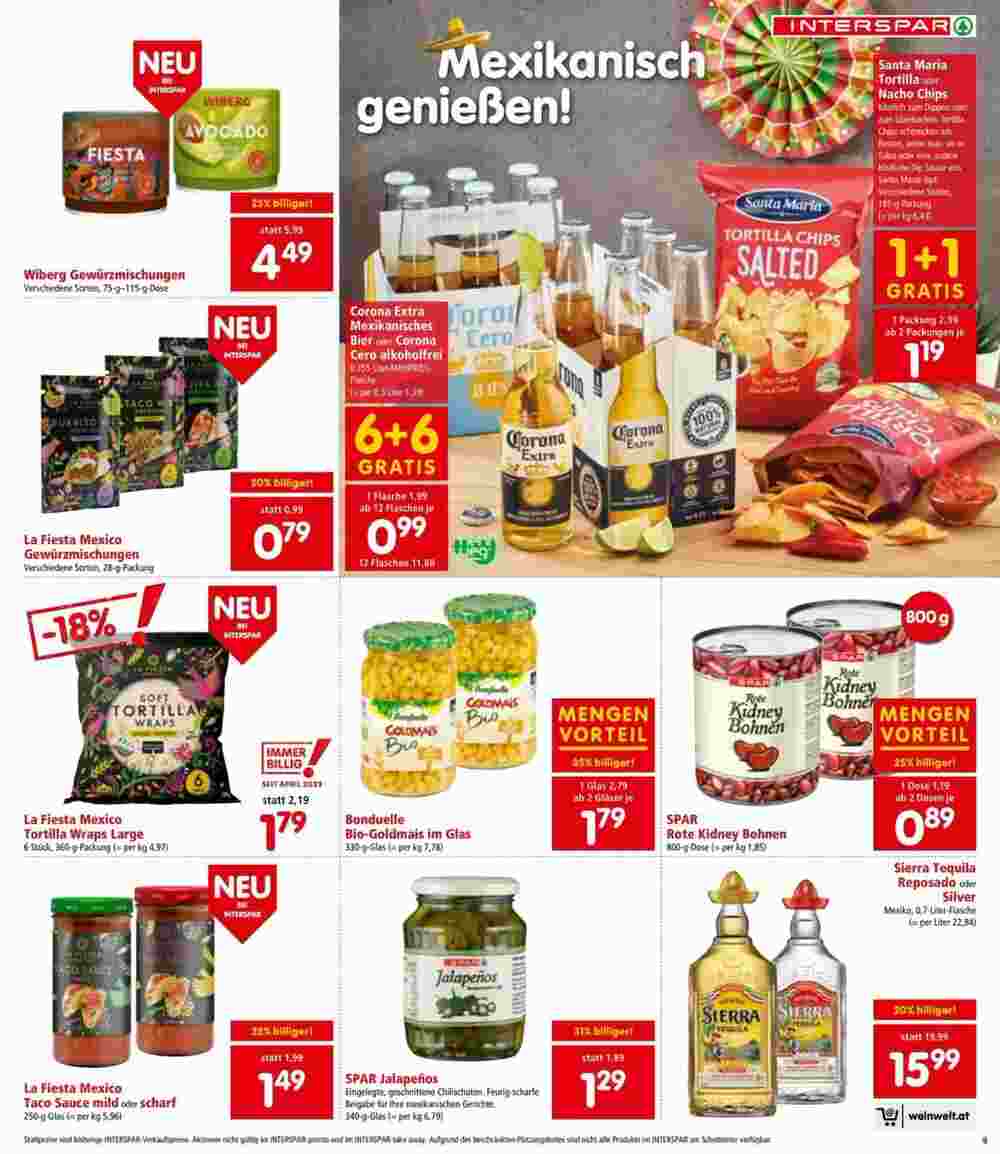 Interspar Restaurant Flugblatt (ab 02.11.2023) - Angebote und Prospekt - Seite 9