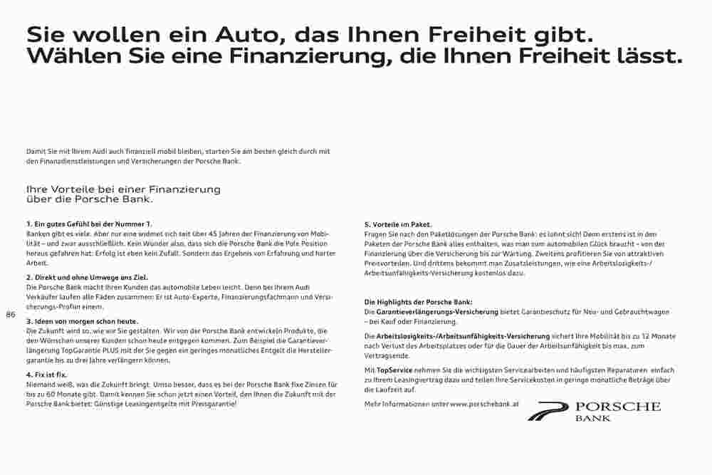 Audi Flugblatt (ab 02.11.2023) - Angebote und Prospekt - Seite 88