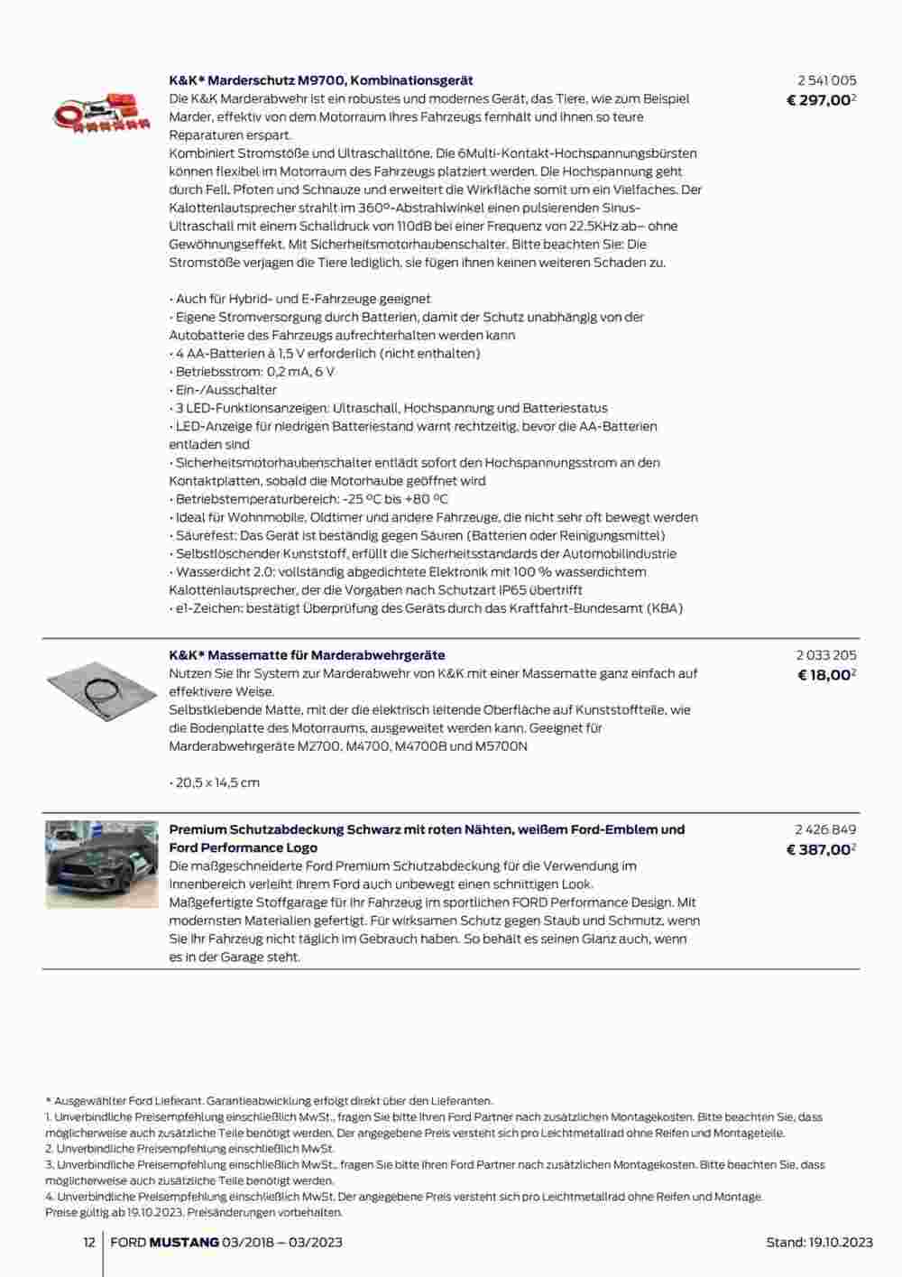 Ford Flugblatt (ab 02.11.2023) - Angebote und Prospekt - Seite 12