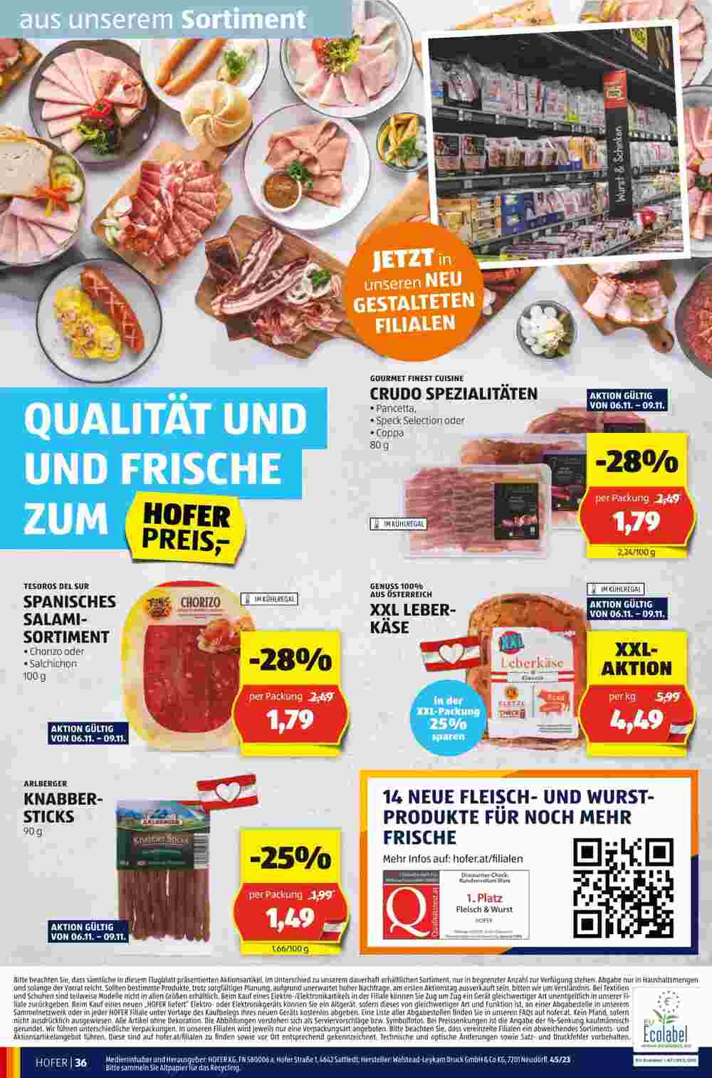 Hofer Flugblatt (ab 03.11.2023) - Angebote und Prospekt - Seite 38