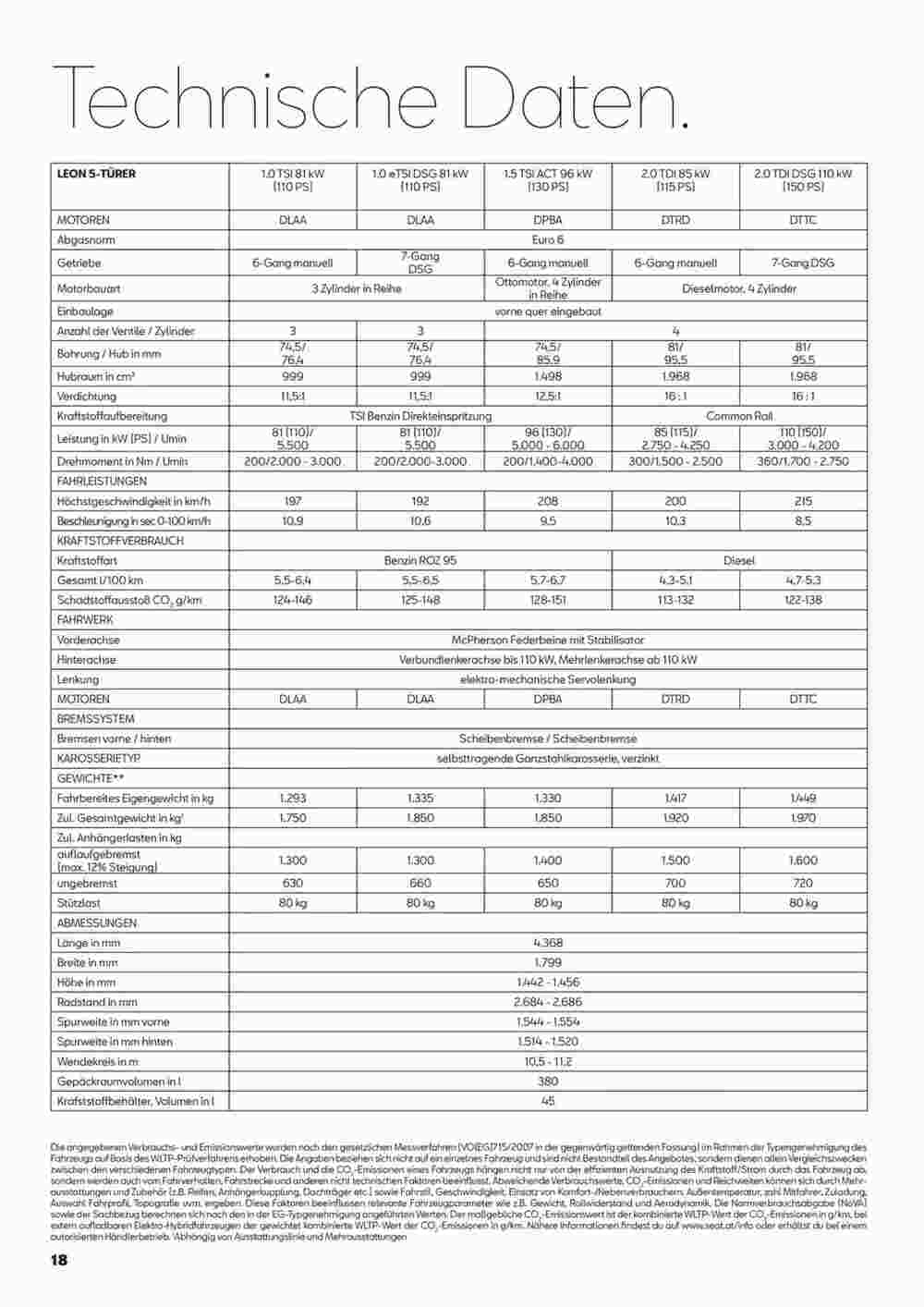 Seat Flugblatt (ab 03.11.2023) - Angebote und Prospekt - Seite 18