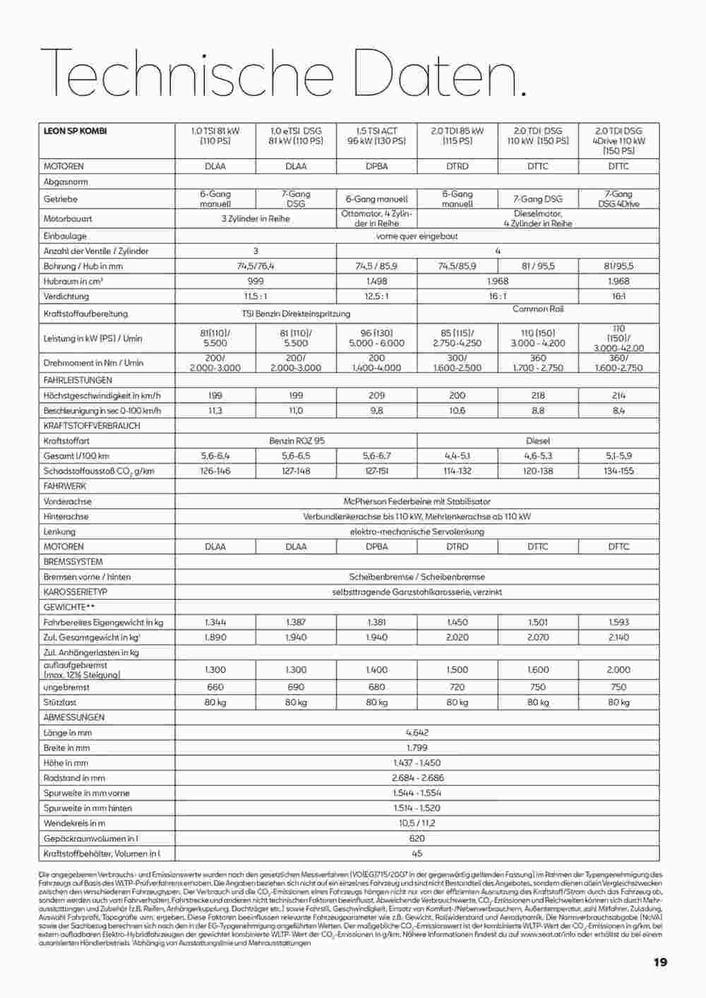 Seat Flugblatt (ab 03.11.2023) - Angebote und Prospekt - Seite 19