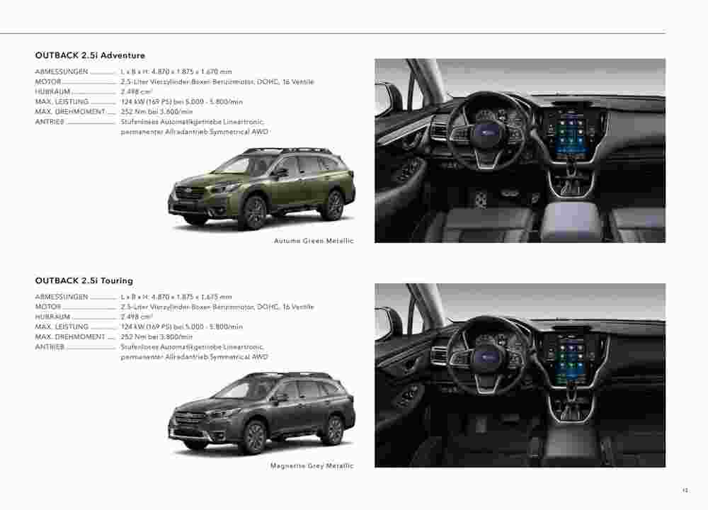 Subaru Flugblatt (ab 03.11.2023) - Angebote und Prospekt - Seite 13