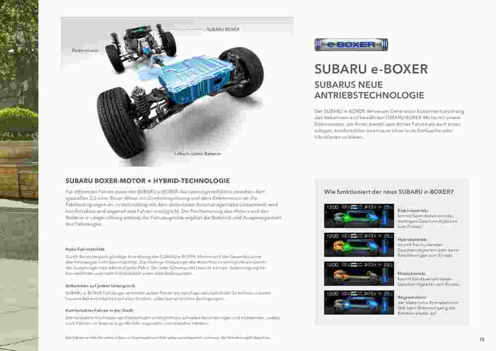 Subaru Flugblatt (ab 03.11.2023) - Angebote und Prospekt - Seite 15