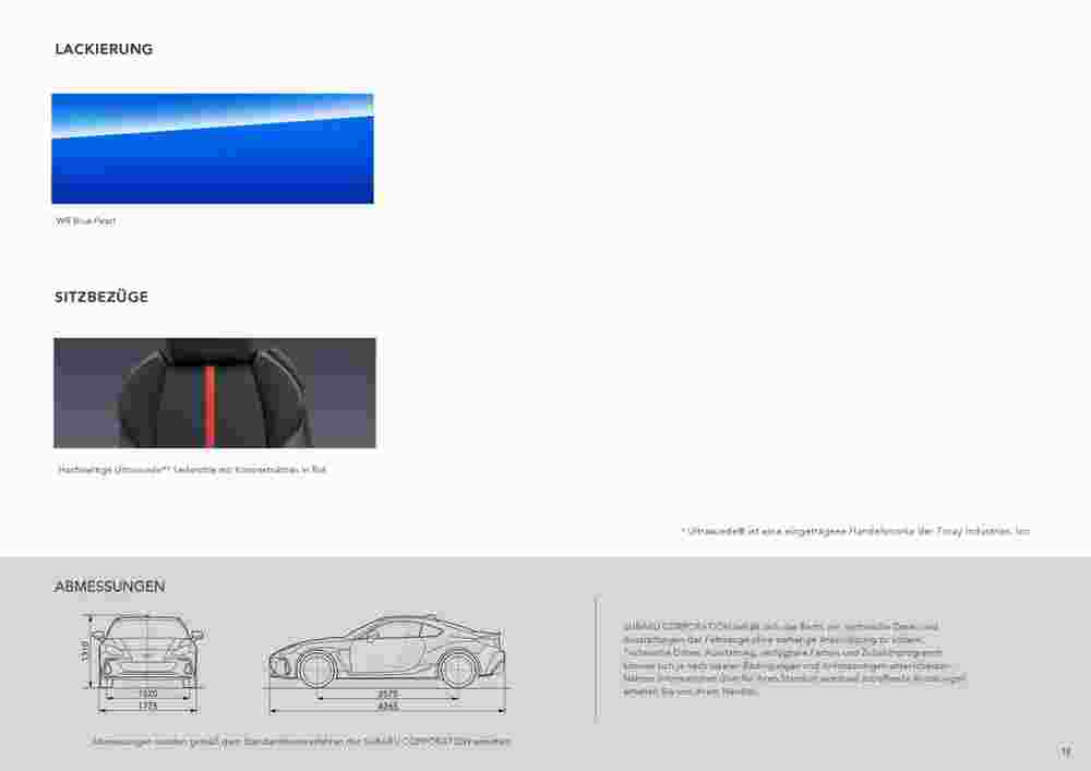 Subaru Flugblatt (ab 03.11.2023) - Angebote und Prospekt - Seite 13