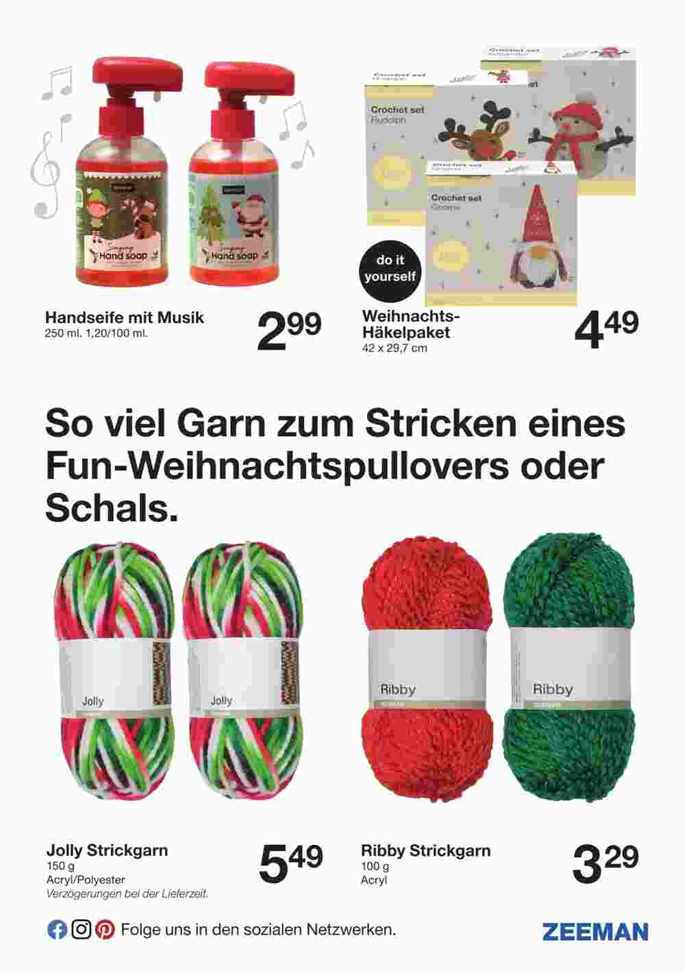 Zeeman Flugblatt (ab 04.11.2023) - Angebote und Prospekt - Seite 7