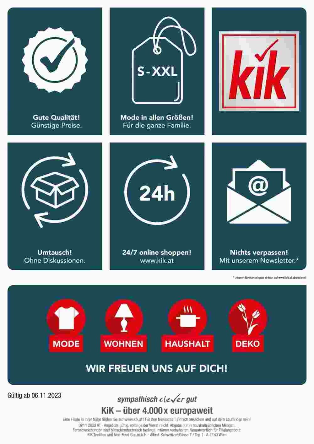 KiK Flugblatt (ab 05.11.2023) - Angebote und Prospekt - Seite 26