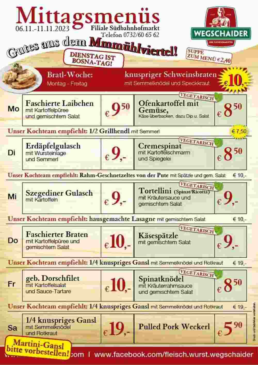 Wegschaider Flugblatt (ab 06.11.2023) - Angebote und Prospekt - Seite 3