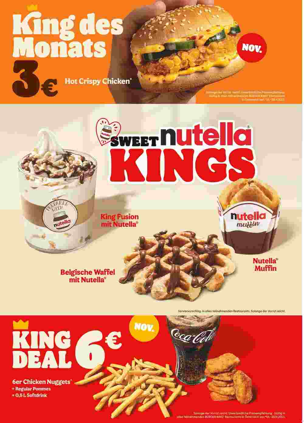 Burger King Flugblatt (ab 06.11.2023) - Angebote und Prospekt - Seite 3