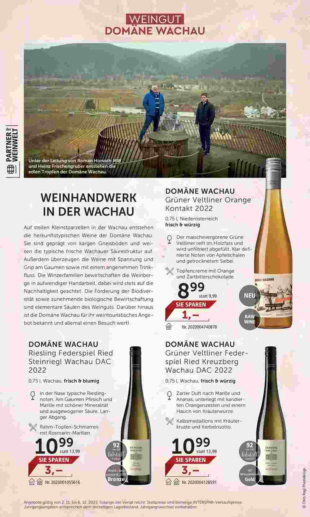 Weinwelt Interspar Flugblatt (ab 06.11.2023) - Angebote und Prospekt - Seite 2