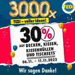 TEDi Flugblatt (ab 06.11.2023) - Angebote und Prospekt