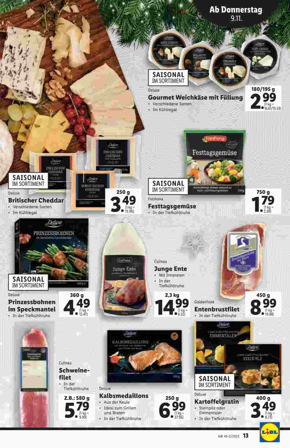 Lidl Flugblatt (ab 08.11.2023) - Angebote und Prospekt - Seite 13