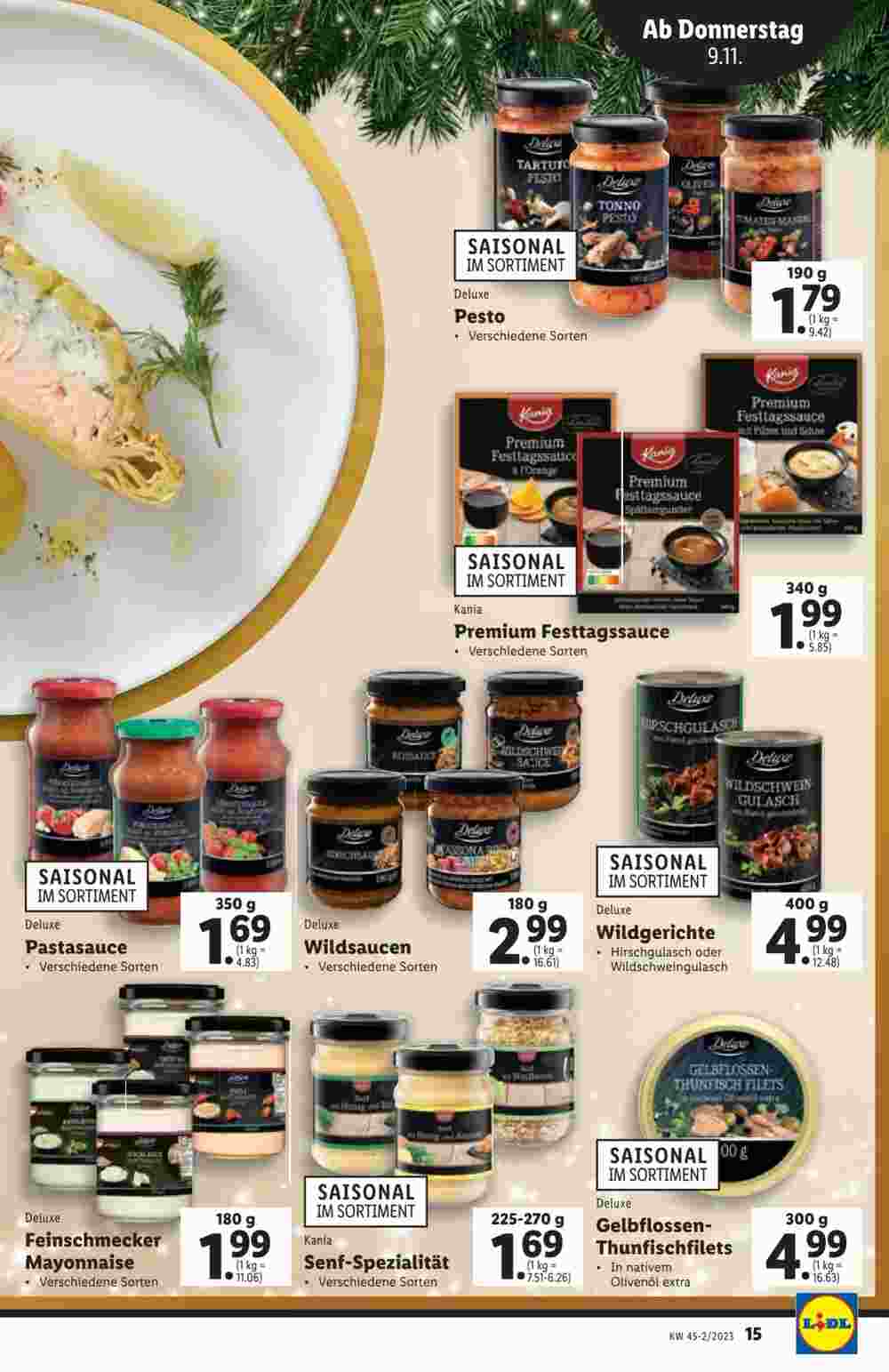 Lidl Flugblatt (ab 08.11.2023) - Angebote und Prospekt - Seite 15