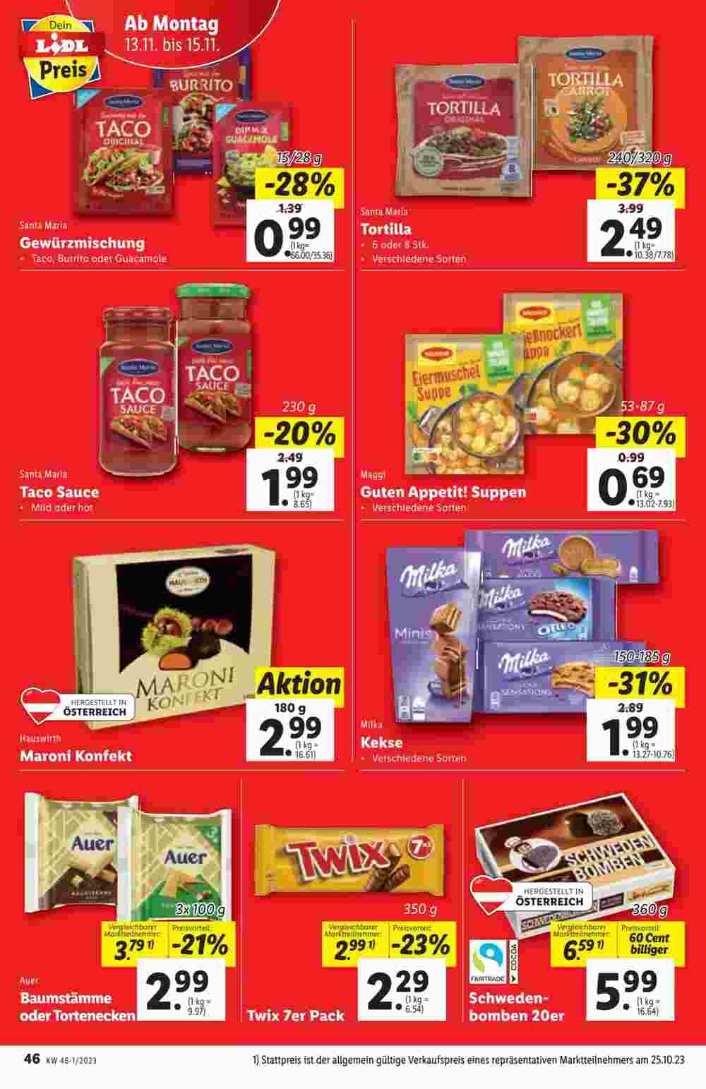 Lidl Flugblatt (ab 08.11.2023) - Angebote und Prospekt - Seite 46