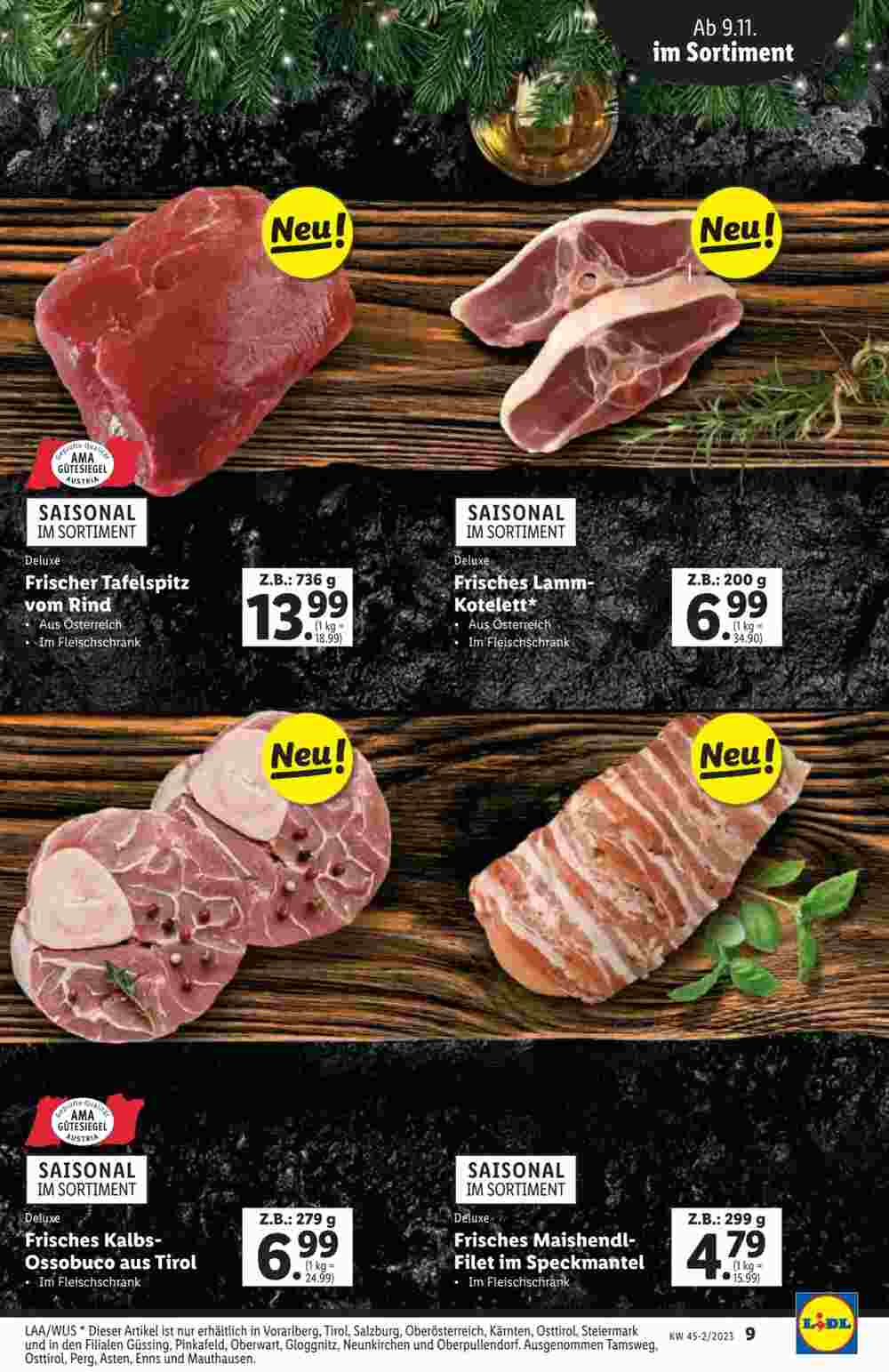 Lidl Flugblatt (ab 08.11.2023) - Angebote und Prospekt - Seite 9