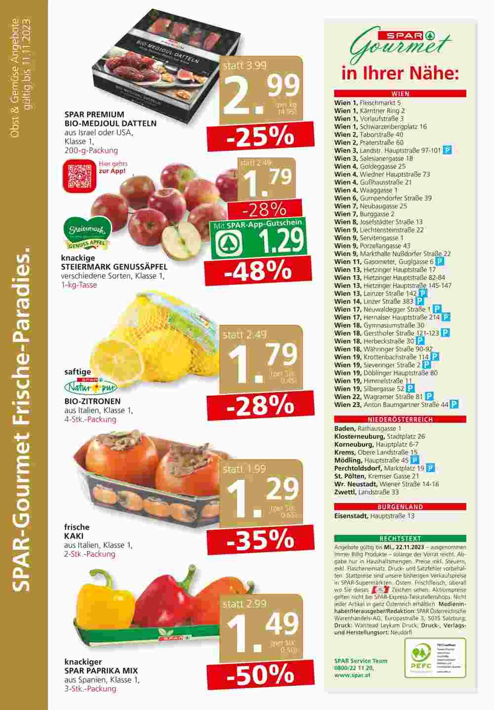 SPAR Gourmet Flugblatt (ab 09.11.2023) - Angebote und Prospekt - Seite 12