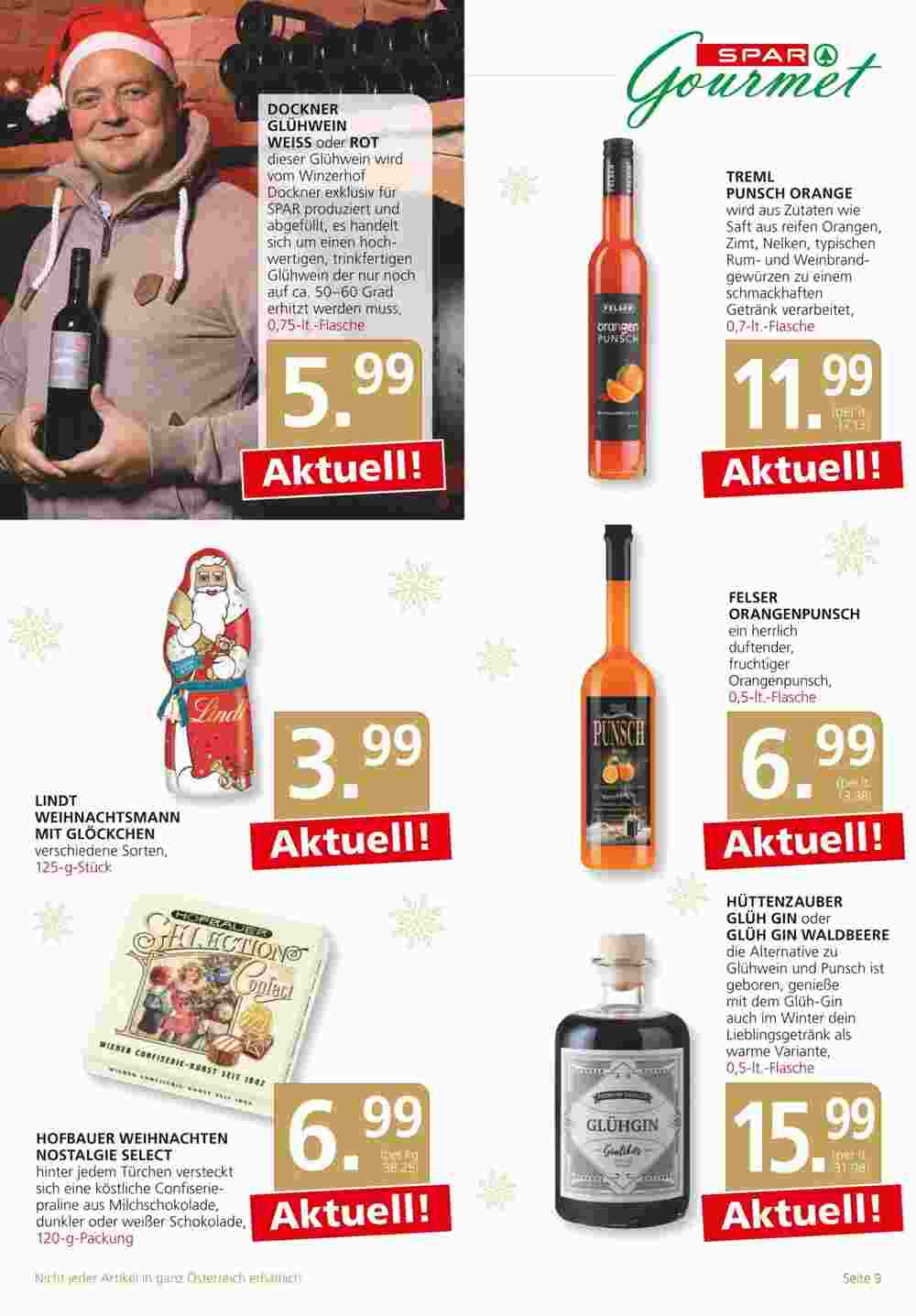 SPAR Gourmet Flugblatt (ab 09.11.2023) - Angebote und Prospekt - Seite 9