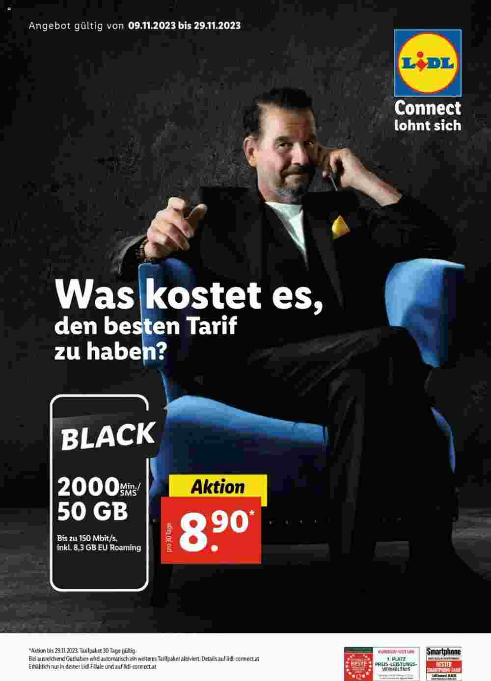 Lidl Flugblatt (ab 09.11.2023) - Angebote und Prospekt - Seite 1