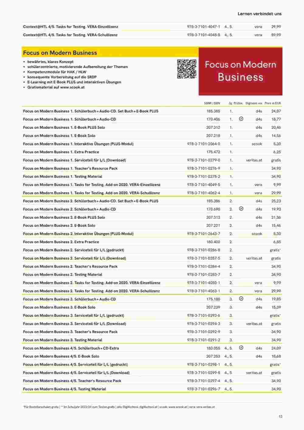 Veritas Flugblatt (ab 10.11.2023) - Angebote und Prospekt - Seite 13