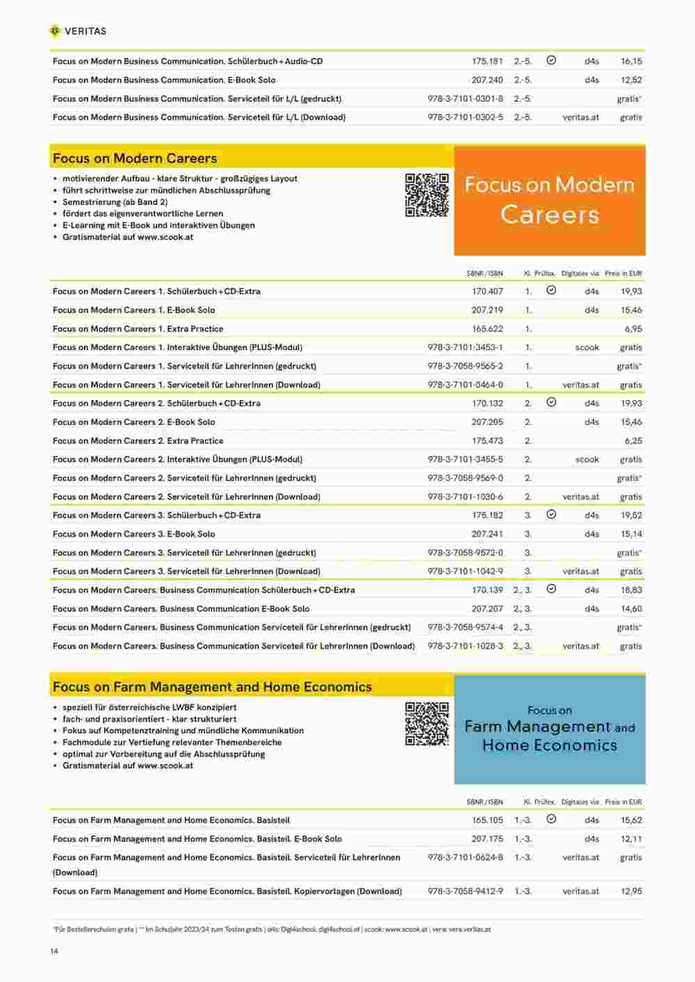 Veritas Flugblatt (ab 10.11.2023) - Angebote und Prospekt - Seite 14