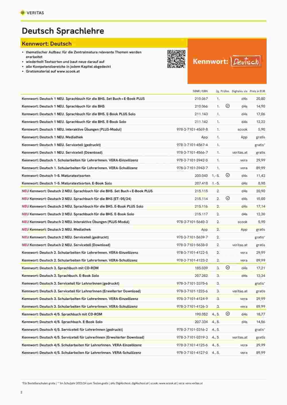 Veritas Flugblatt (ab 10.11.2023) - Angebote und Prospekt - Seite 2