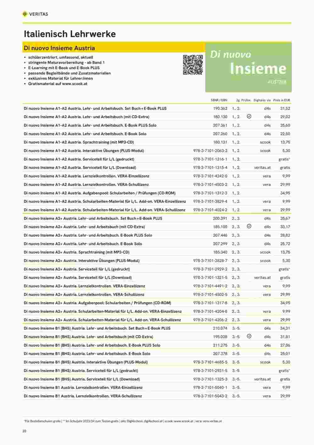 Veritas Flugblatt (ab 10.11.2023) - Angebote und Prospekt - Seite 20