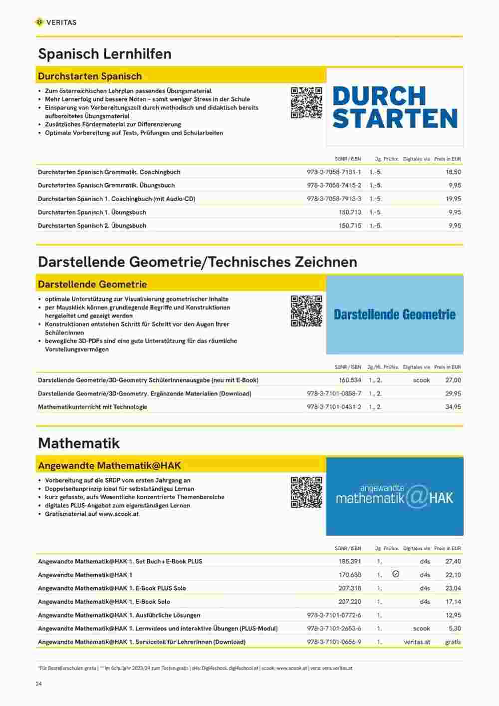 Veritas Flugblatt (ab 10.11.2023) - Angebote und Prospekt - Seite 24