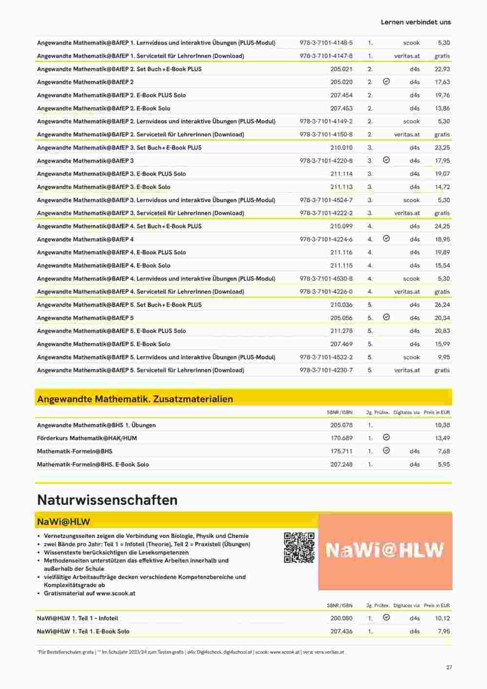 Veritas Flugblatt (ab 10.11.2023) - Angebote und Prospekt - Seite 27
