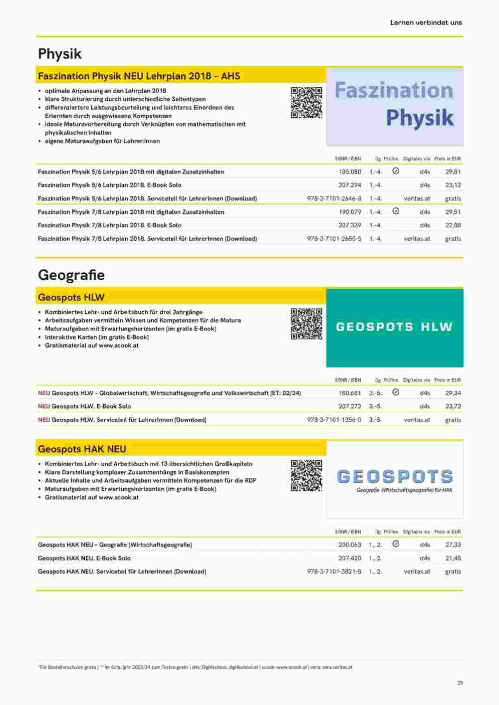 Veritas Flugblatt (ab 10.11.2023) - Angebote und Prospekt - Seite 29
