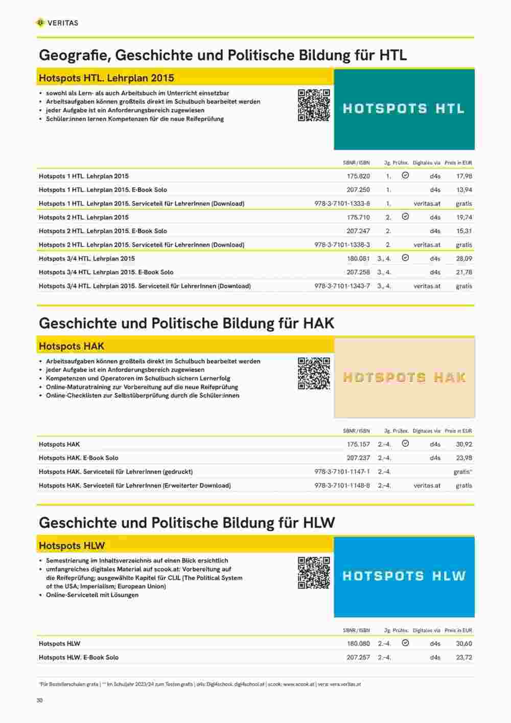 Veritas Flugblatt (ab 10.11.2023) - Angebote und Prospekt - Seite 30