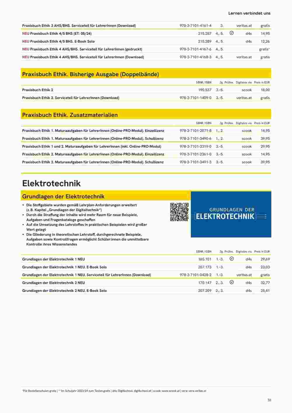 Veritas Flugblatt (ab 10.11.2023) - Angebote und Prospekt - Seite 33
