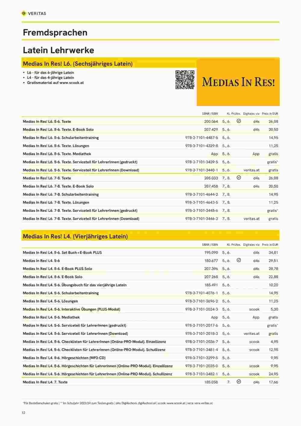 Veritas Flugblatt (ab 10.11.2023) - Angebote und Prospekt - Seite 12