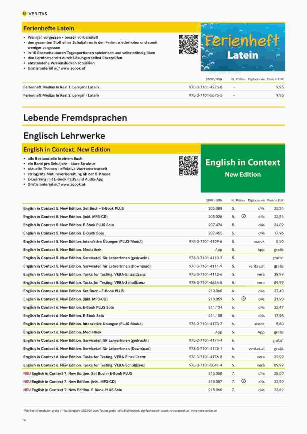 Veritas Flugblatt (ab 10.11.2023) - Angebote und Prospekt - Seite 14