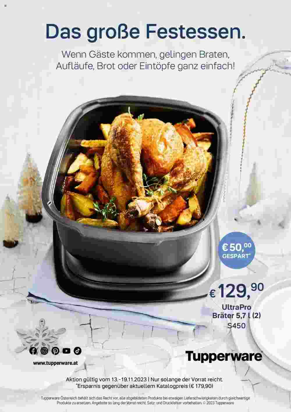 Tupperware Flugblatt (ab 13.11.2023) - Angebote und Prospekt - Seite 1