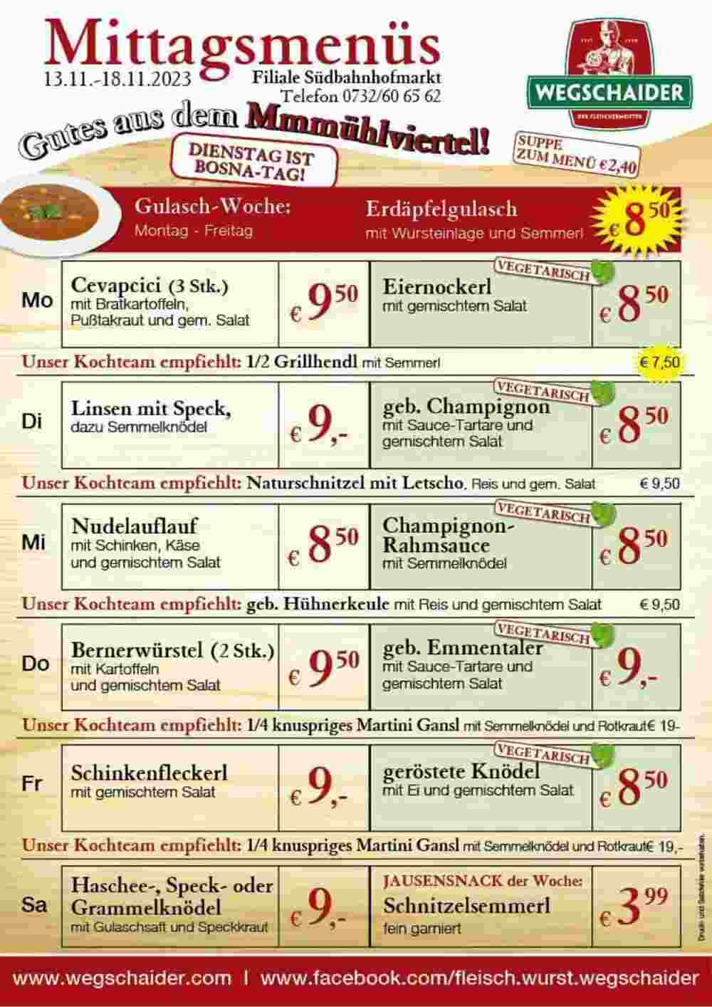 Wegschaider Flugblatt (ab 13.11.2023) - Angebote und Prospekt - Seite 3