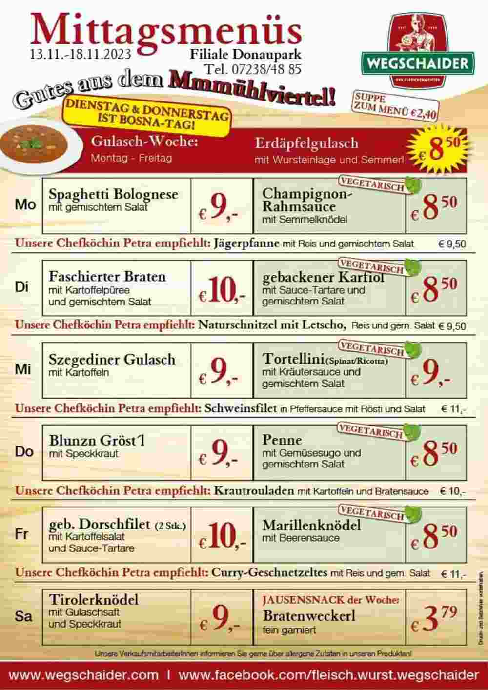 Wegschaider Flugblatt (ab 13.11.2023) - Angebote und Prospekt - Seite 4