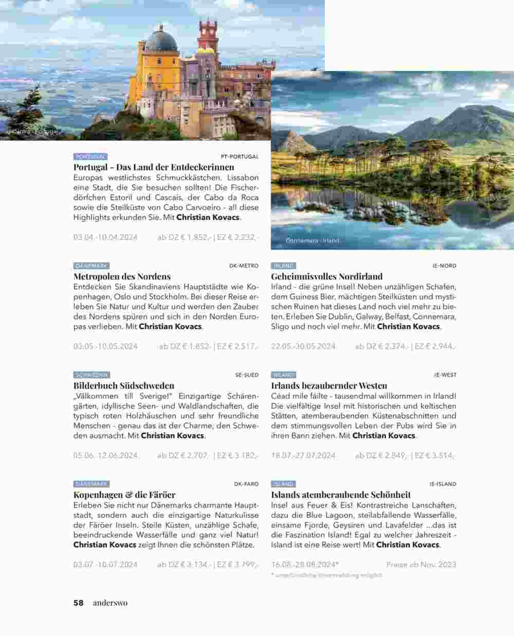 Idealtours Flugblatt (ab 15.11.2023) - Angebote und Prospekt - Seite 58