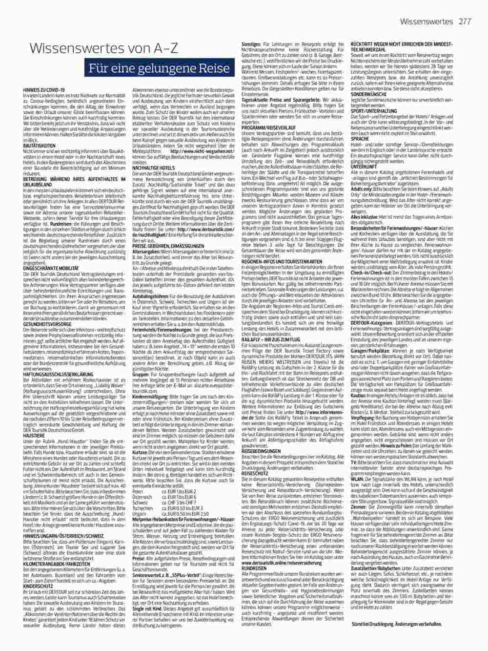 DERTOUR Flugblatt (ab 15.11.2023) - Angebote und Prospekt - Seite 277