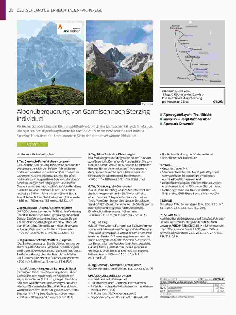 DERTOUR Flugblatt (ab 15.11.2023) - Angebote und Prospekt - Seite 26