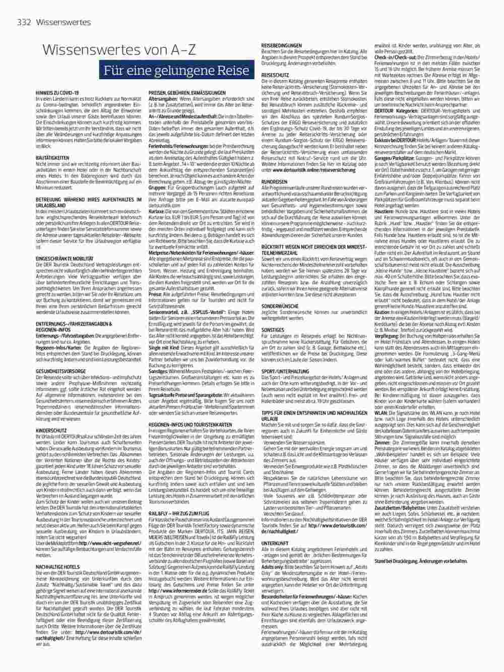 DERTOUR Flugblatt (ab 15.11.2023) - Angebote und Prospekt - Seite 332