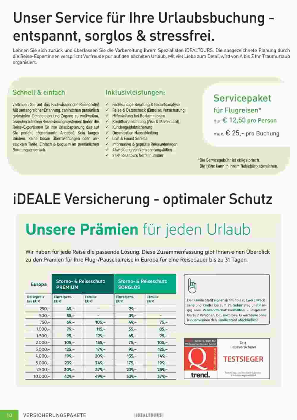 Idealtours Flugblatt (ab 15.11.2023) - Angebote und Prospekt - Seite 10