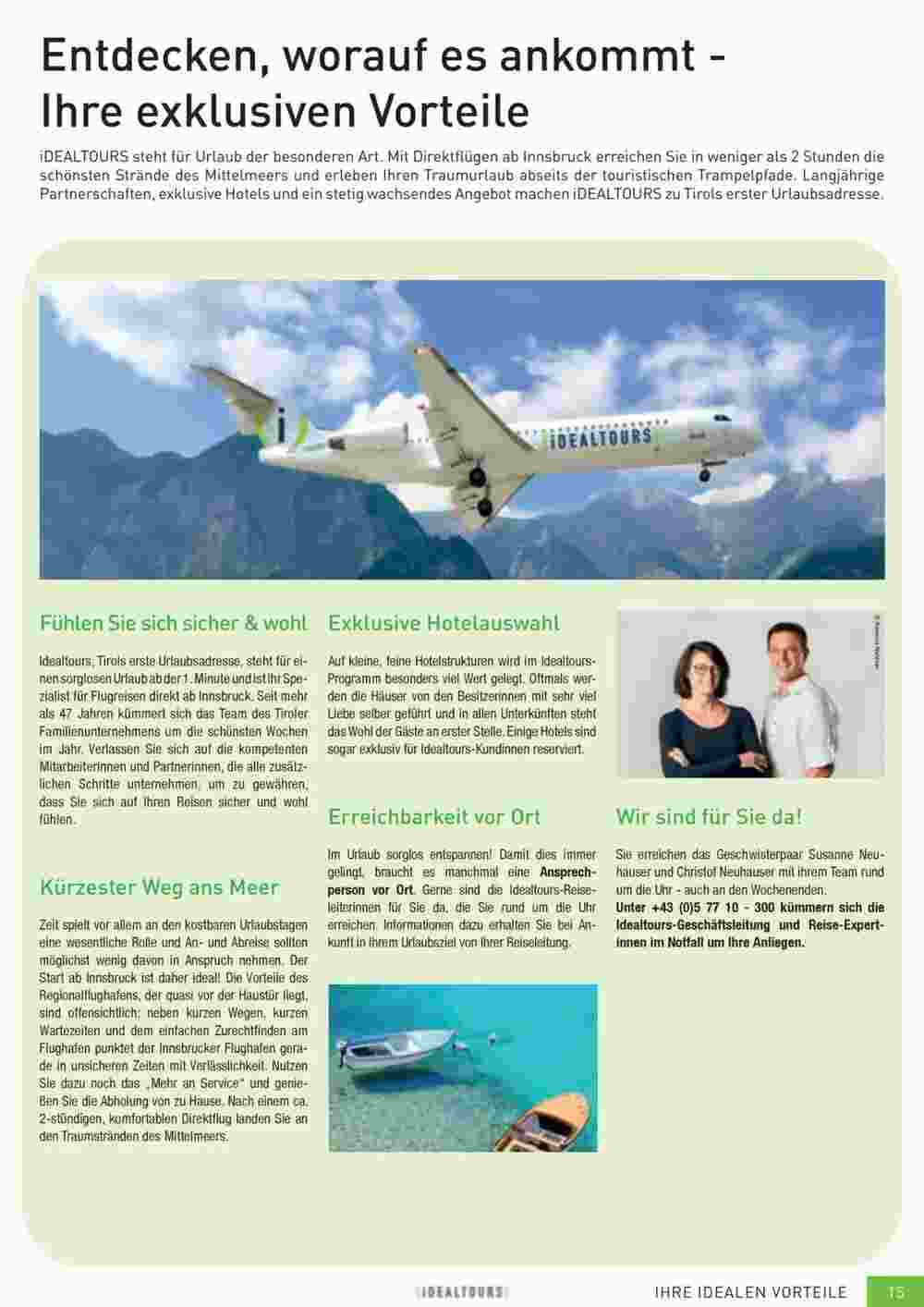 Idealtours Flugblatt (ab 15.11.2023) - Angebote und Prospekt - Seite 15