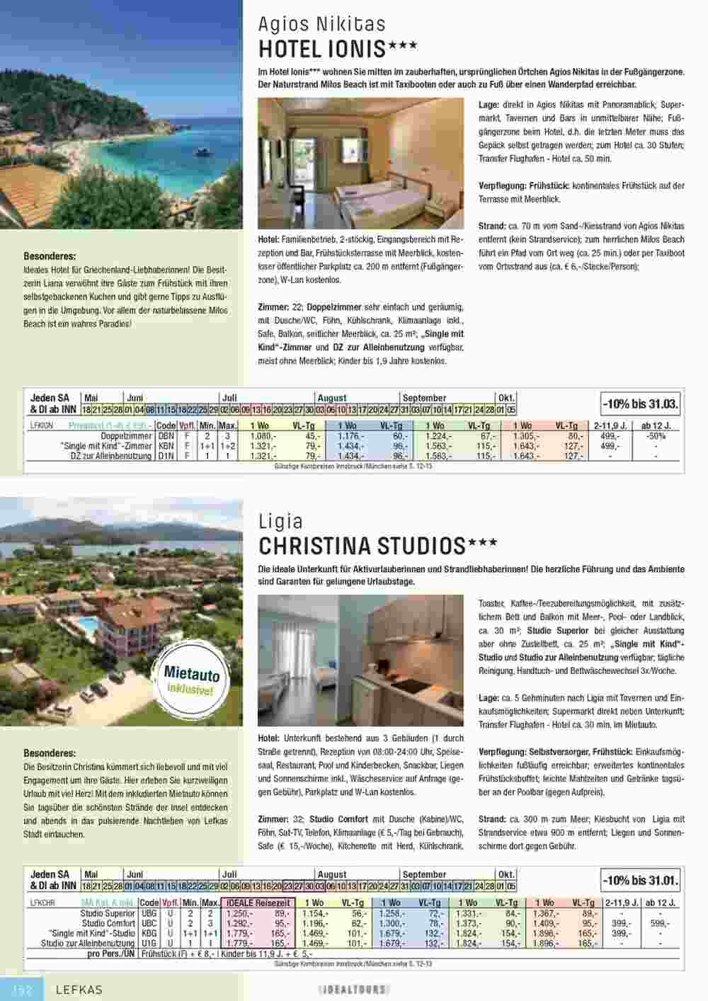 Idealtours Flugblatt (ab 15.11.2023) - Angebote und Prospekt - Seite 152