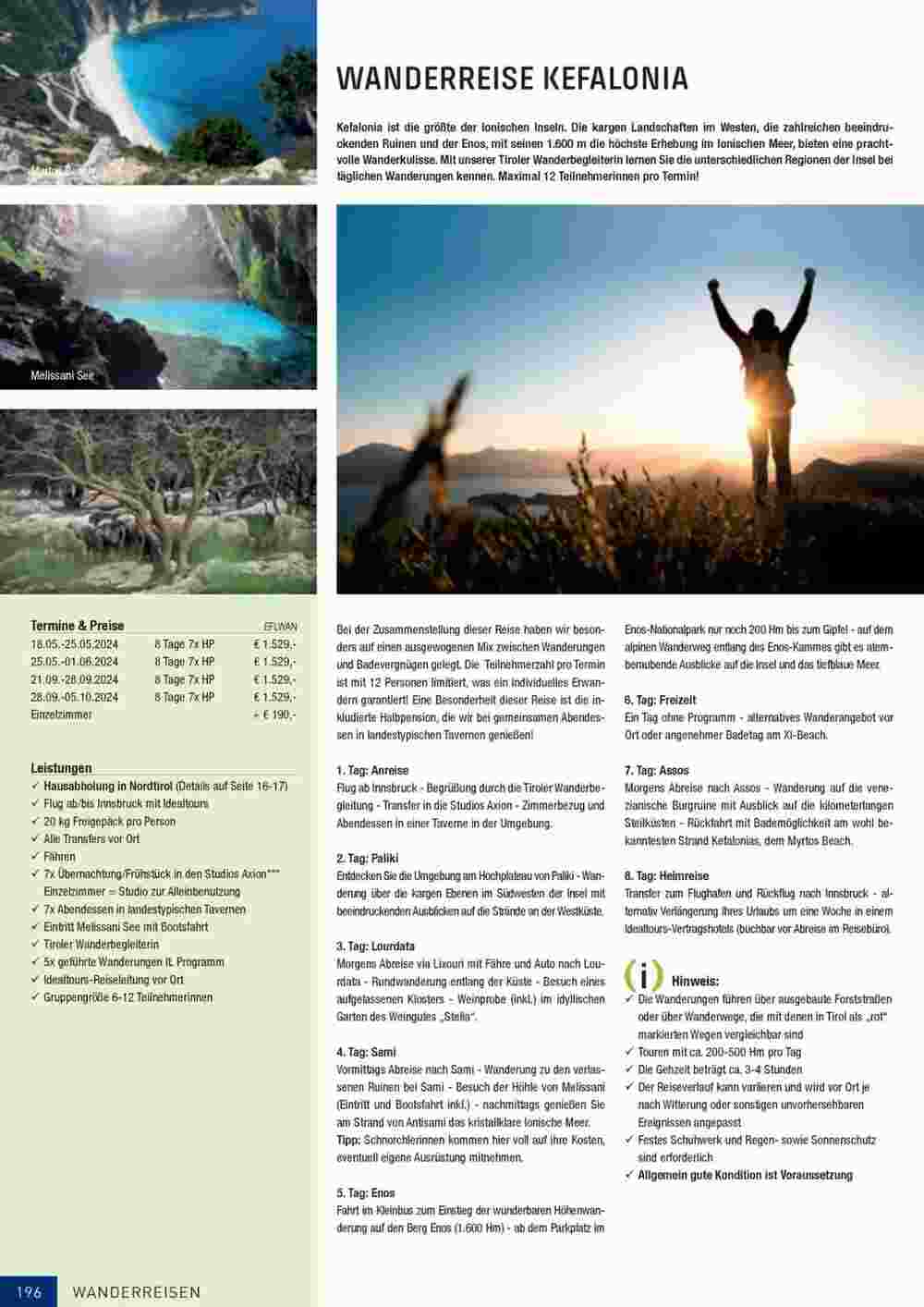 Idealtours Flugblatt (ab 15.11.2023) - Angebote und Prospekt - Seite 196