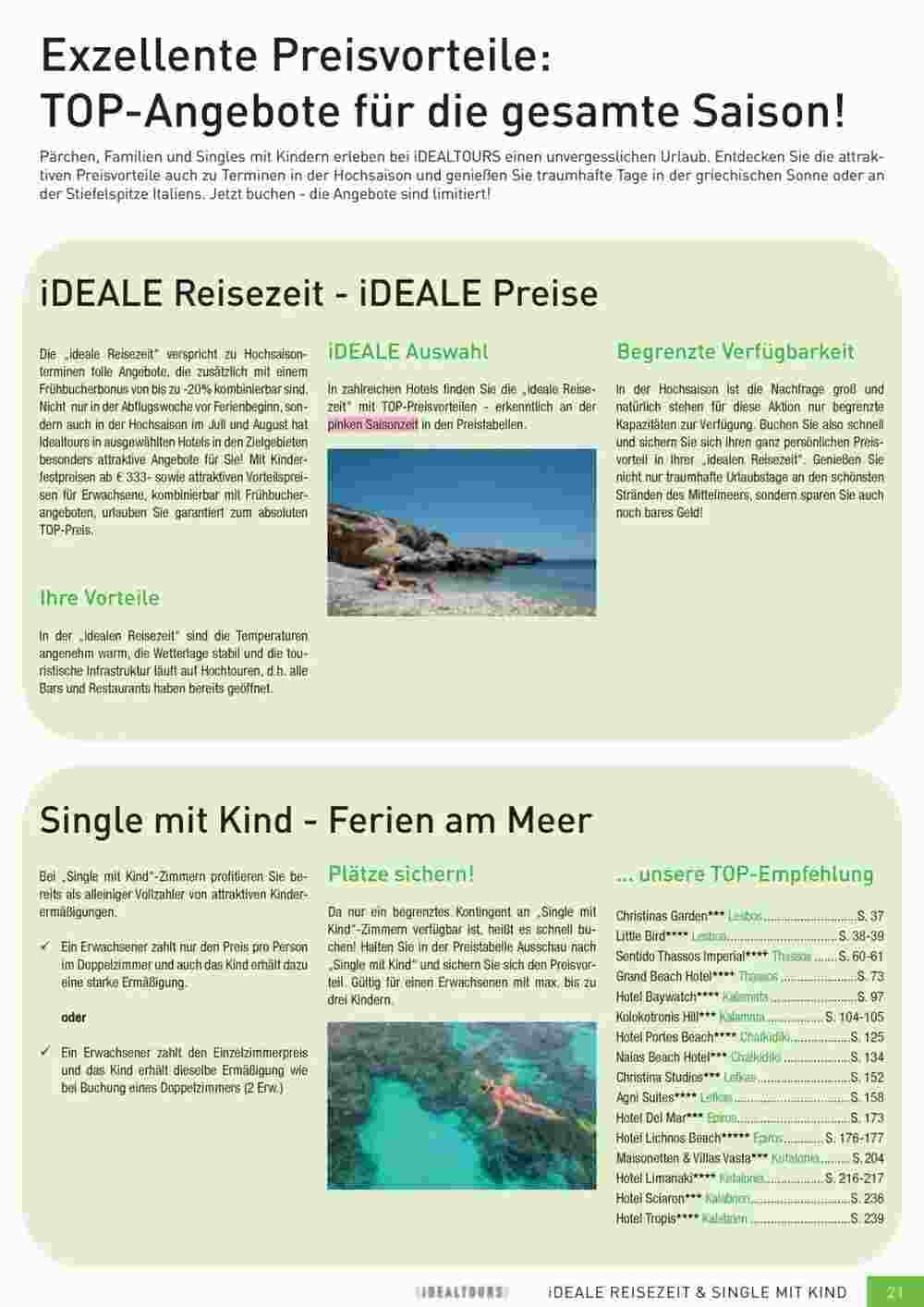 Idealtours Flugblatt (ab 15.11.2023) - Angebote und Prospekt - Seite 21