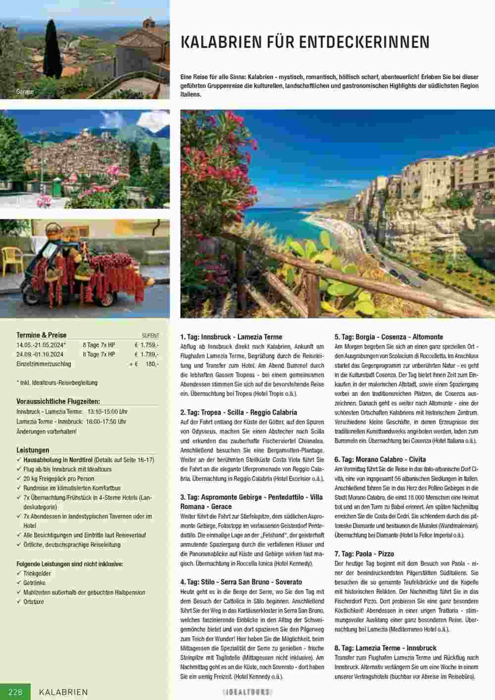 Idealtours Flugblatt (ab 15.11.2023) - Angebote und Prospekt - Seite 228