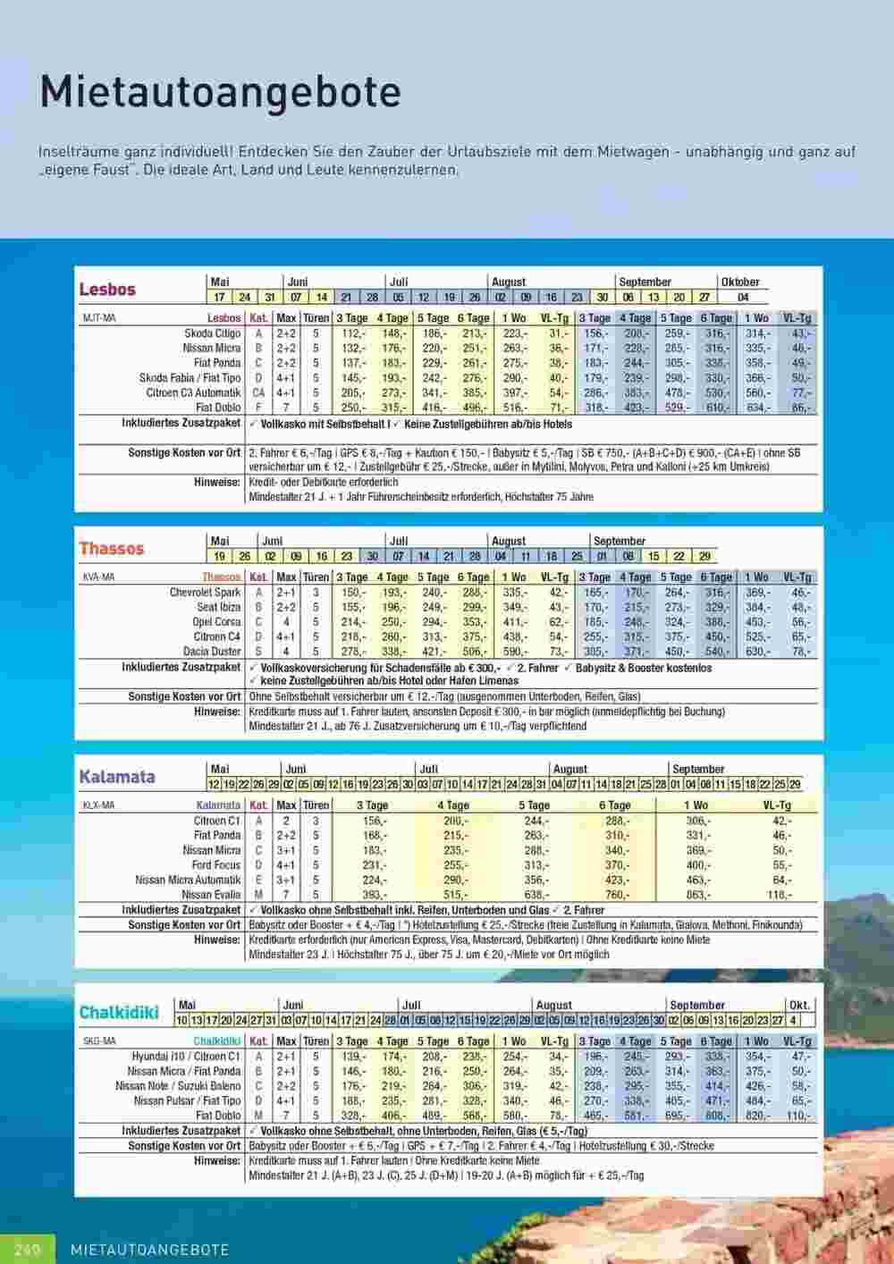 Idealtours Flugblatt (ab 15.11.2023) - Angebote und Prospekt - Seite 240