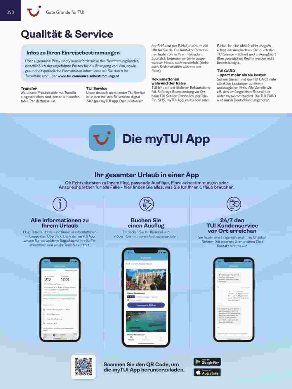 Tui Reisebüro Flugblatt (ab 15.11.2023) - Angebote und Prospekt - Seite 350