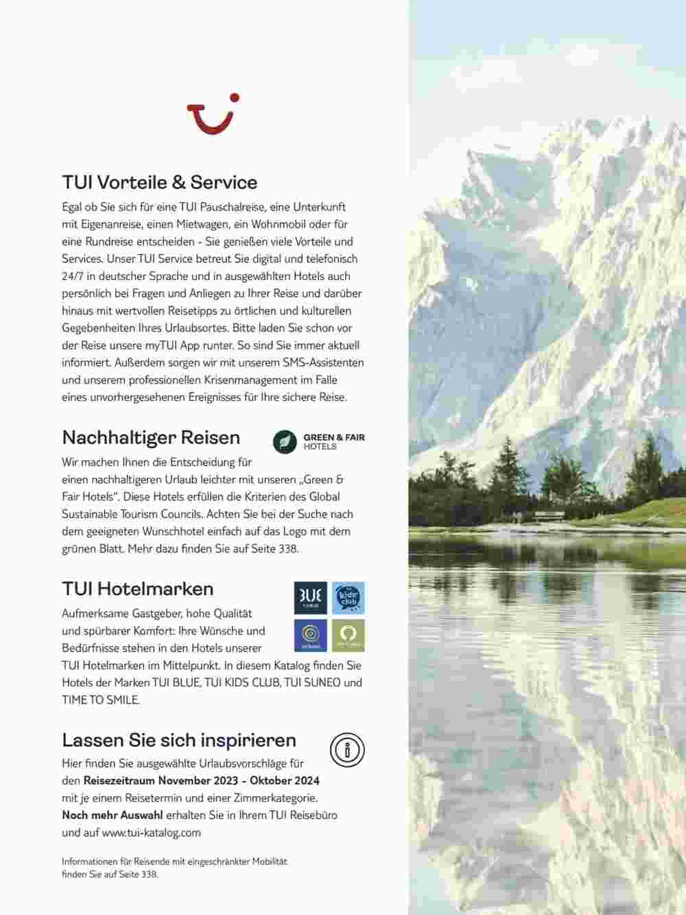 Tui Reisebüro Flugblatt (ab 15.11.2023) - Angebote und Prospekt - Seite 2